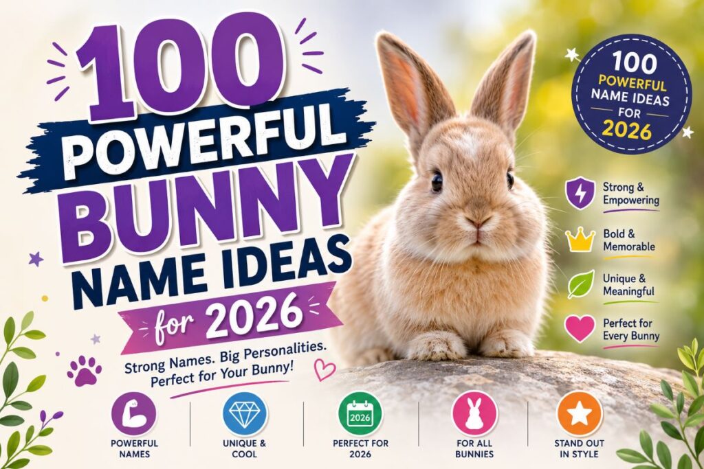 100 Powerful Bunny Name Ideas for 2026 