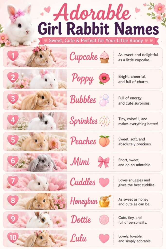 Adorable Girl Rabbit Names