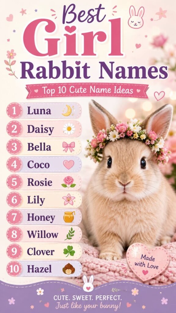 Best Girl Rabbit Names