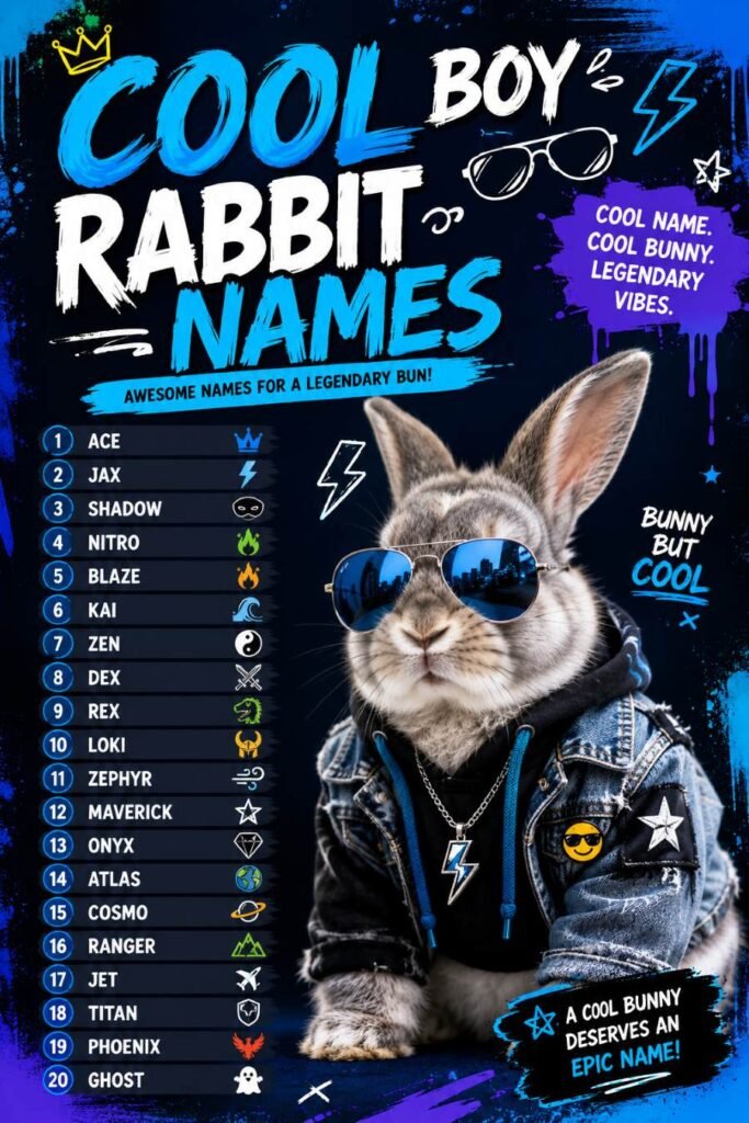 Cool Boy Rabbit Names