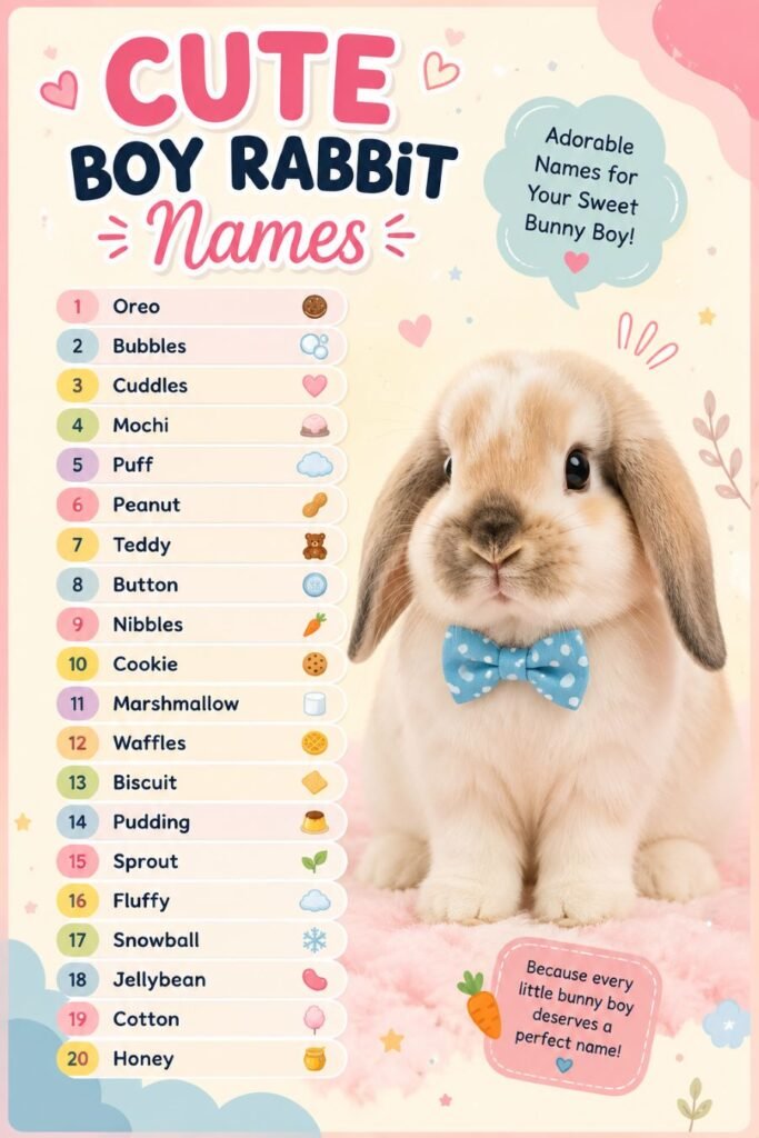Cute Boy Rabbit Names