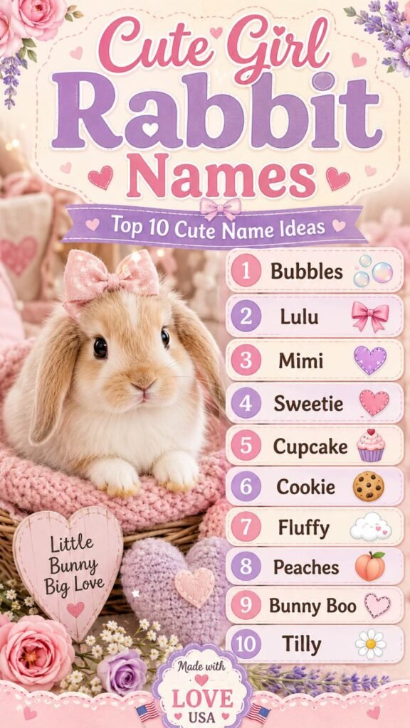 Cute Girl Rabbit Names