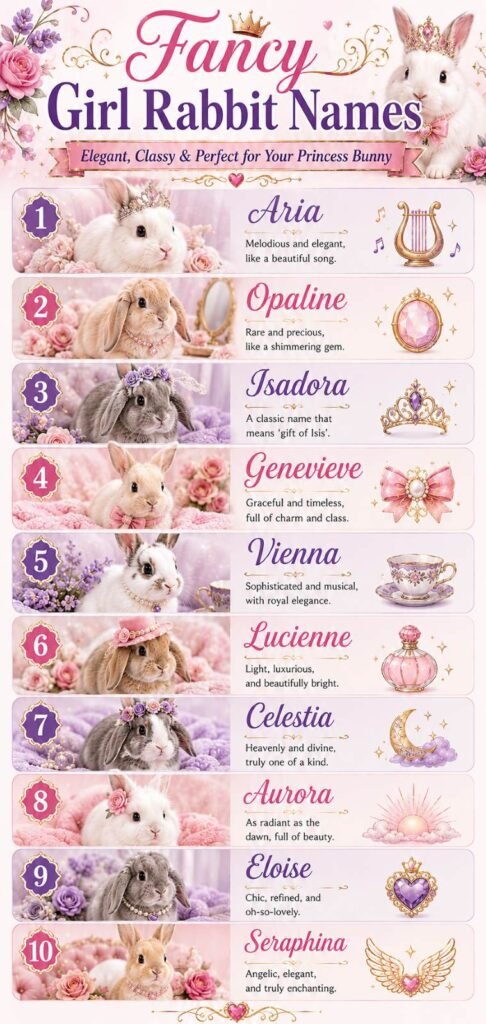 Fancy Girl Rabbit Names