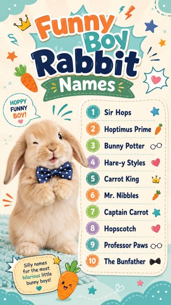 Funny Boy Rabbit Names