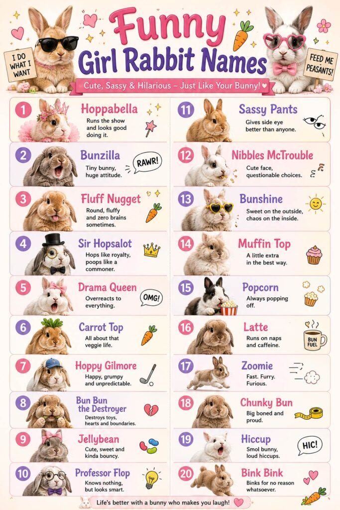 Funny Girl Rabbit Names