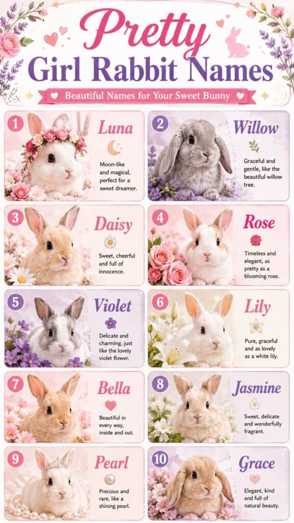 Pretty Girl Rabbit Names