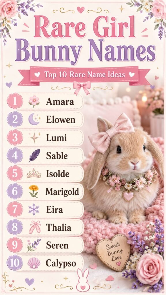 Rare Girl Bunny Names