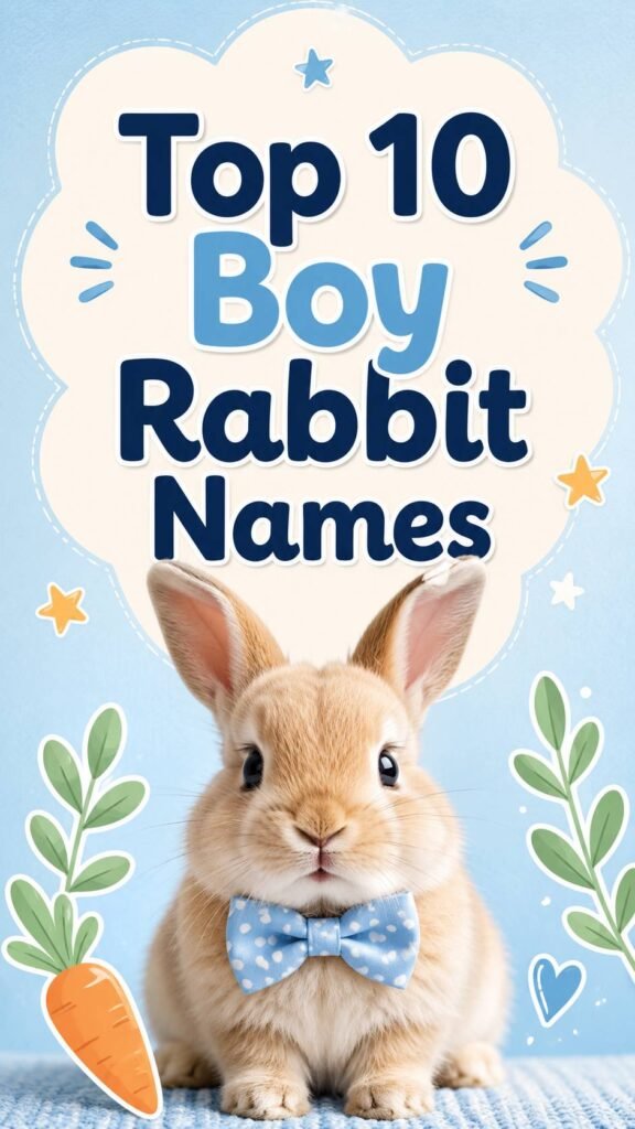 Top 10 Boy Rabbit Names