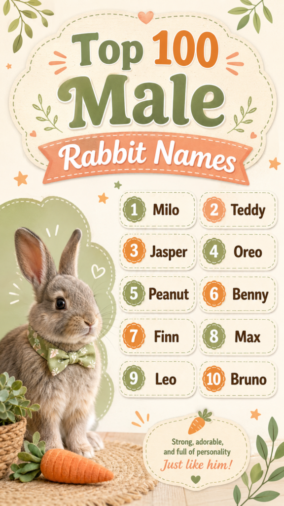 Top 100 Male Rabbit Names