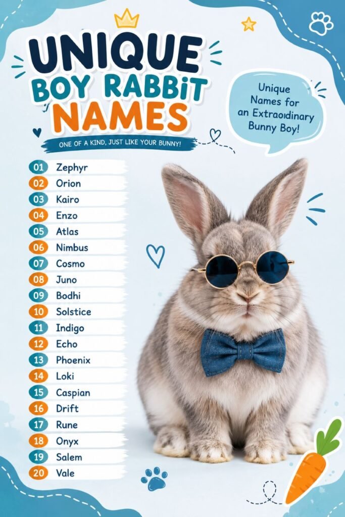 Unique Boy Rabbit Names