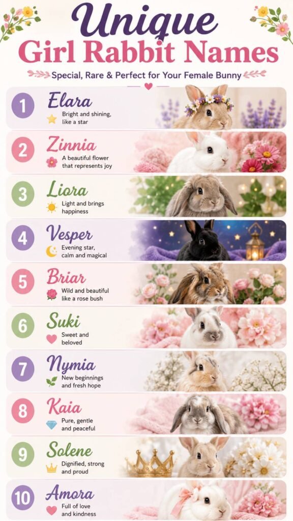 Unique Girl Rabbit Names