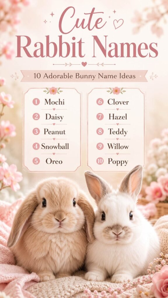 best Cute Rabbit Names