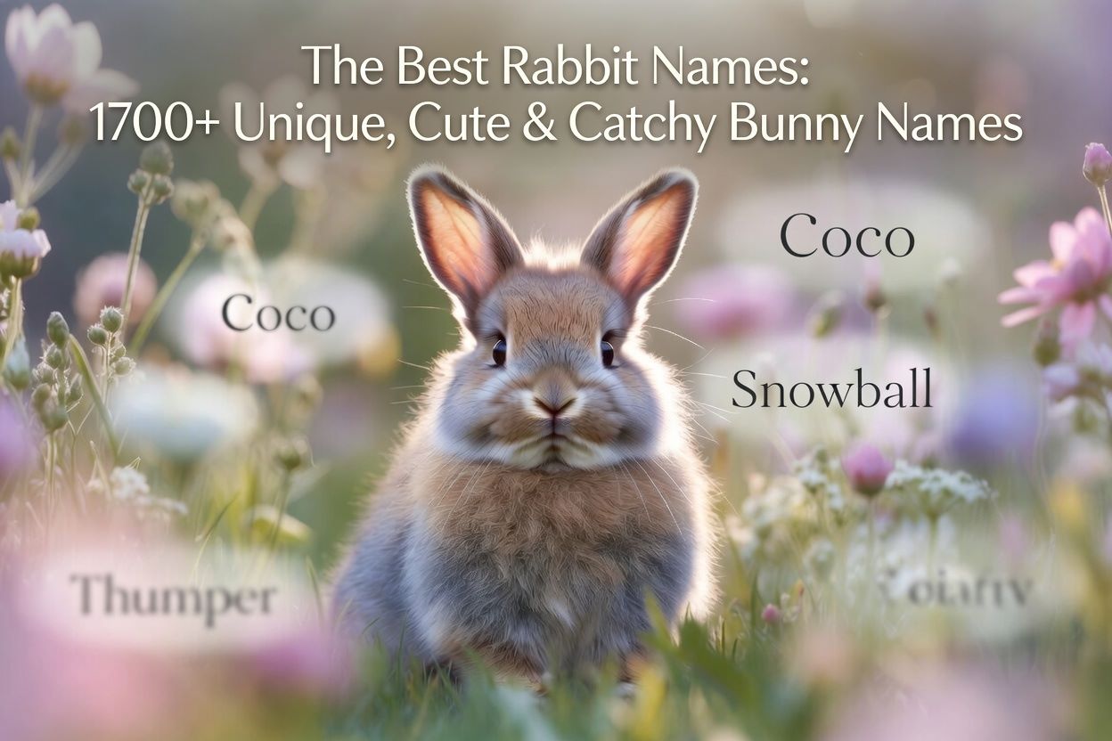The Best Rabbit Names: 1700+ Unique, Cute & Catchy Bunny Names