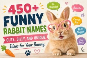 450+ Funny Rabbit Names: Cute, Silly & Unique Bunny Names