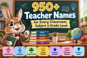 950+ Teacher Names for Every Classroom, Subject & Grade Level