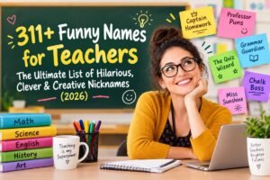 311+ Funny Names for Teachers: Clever & Creative Ideas (2026)