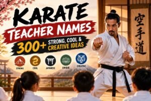 Karate Teacher Names: 300+ Strong, Cool & Creative Ideas